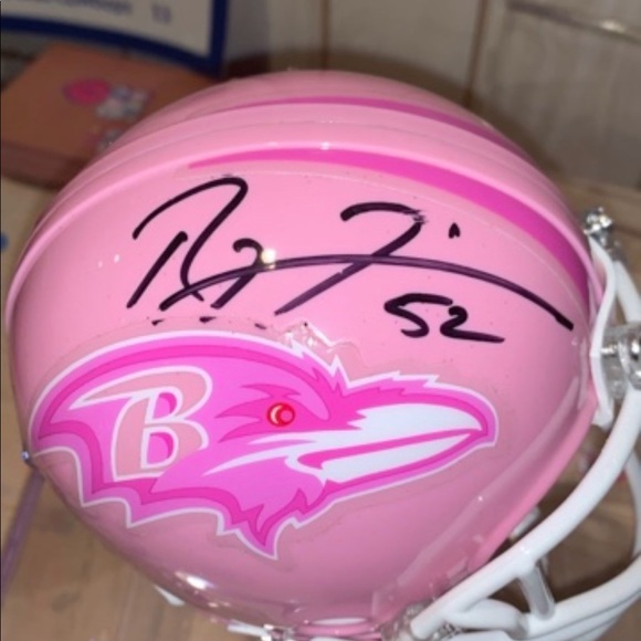 Signed Ray Lewis Mini helmet - Picture 2 of 2